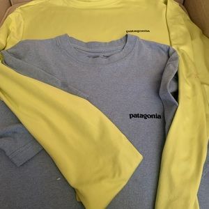 TWO Patagonia Shirts. One is long sleeve and one short sleeves. Size Men’s XS